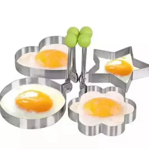 Pack of 4 Stainless Steel Egg shaper